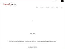 Tablet Screenshot of cascadeasia.com